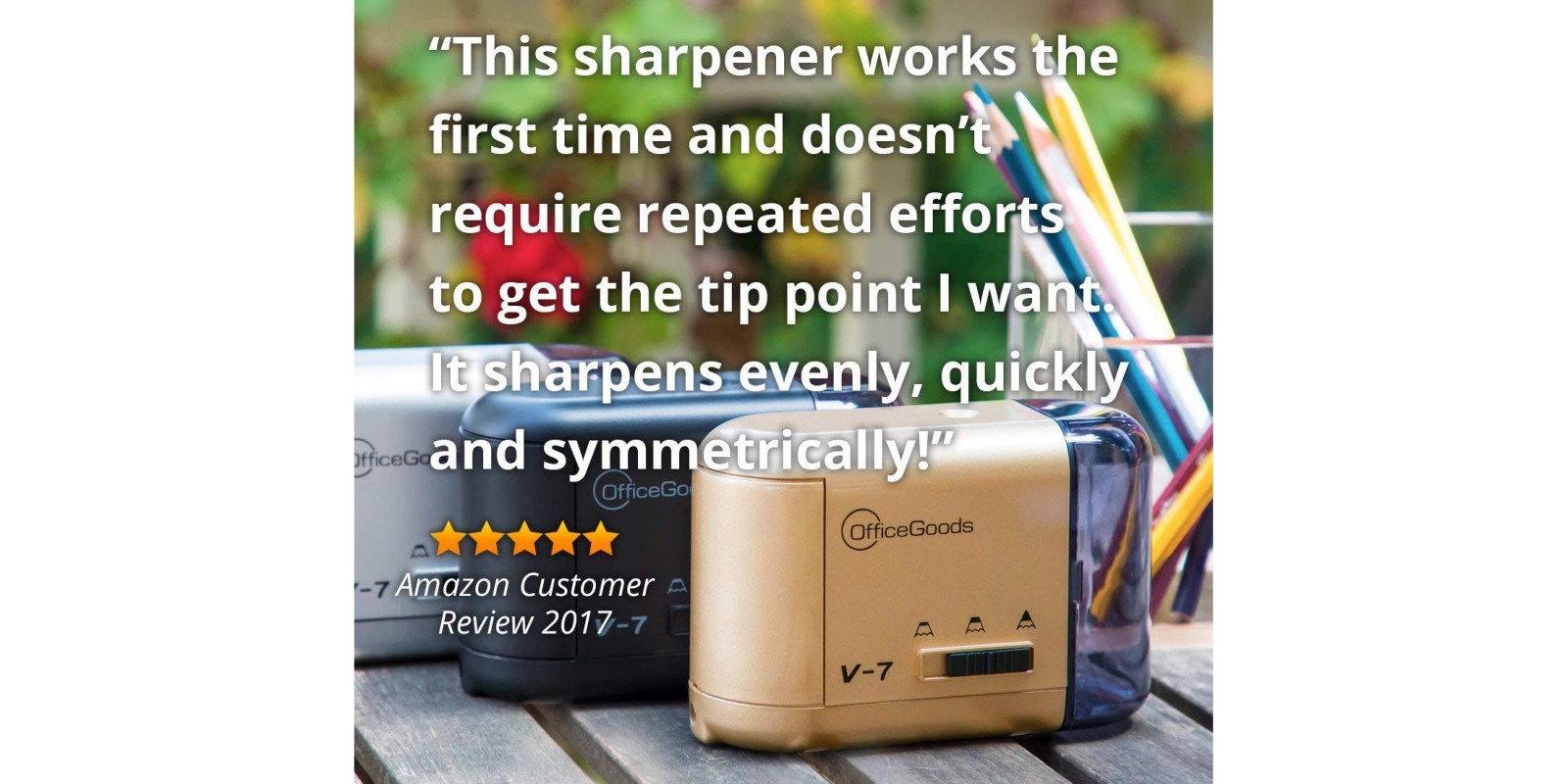 Electric & Battery Operated Pencil Sharpener Testimonial