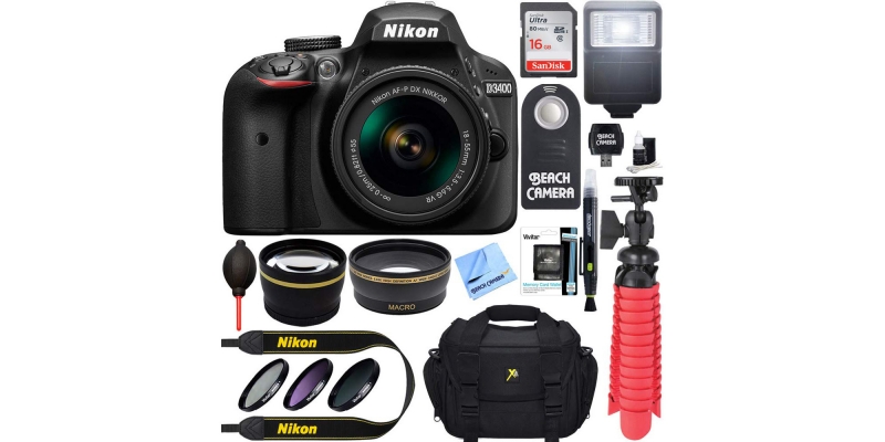 Nikon D3400 24.2 MP DSLR Camera Accessories