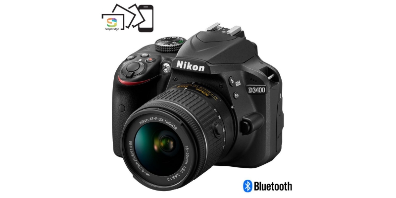 Nikon D3400 24.2 MP DSLR Camera Bluetooth
