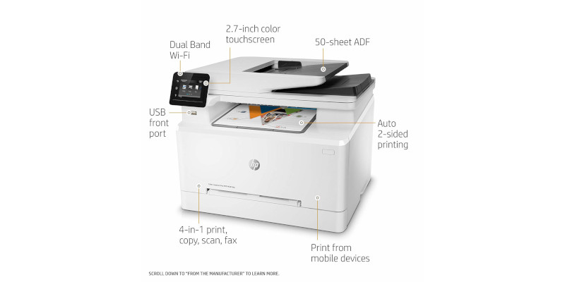 HP LaserJet Pro M281fdw Wireless Color Laser Printer2